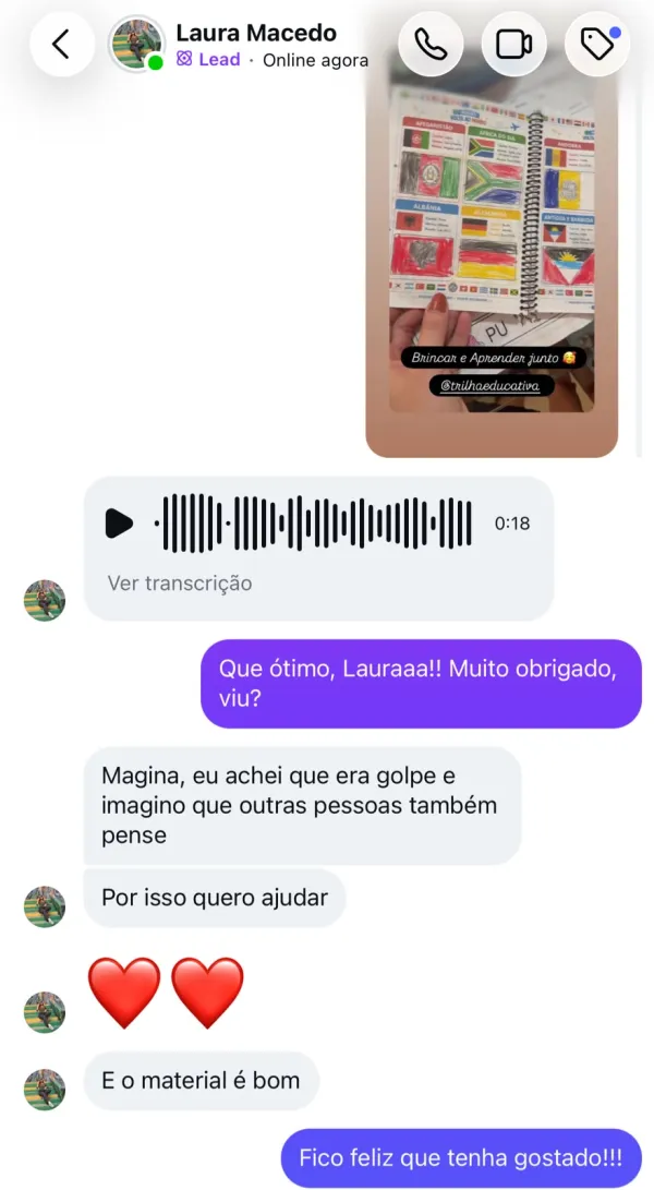 Depoimento real de @lauramacedo24 no Instagram: E o material é bom